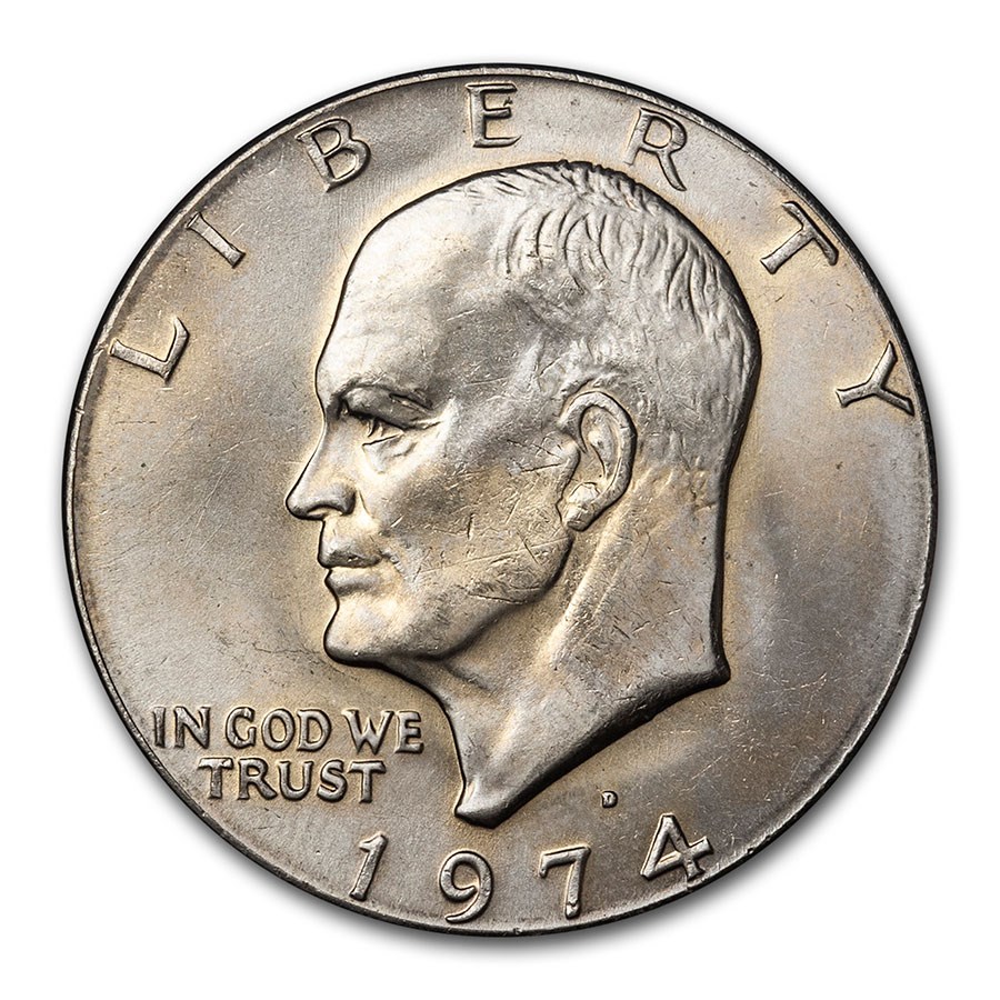 1971-1978 Clad Eisenhower Dollar BU (Copper-Nickel)