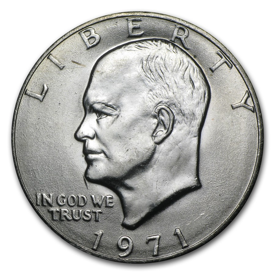 1971 Clad Eisenhower Dollar BU