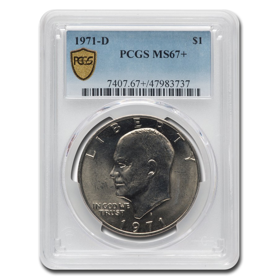 1971-D Clad Eisenhower Dollar MS-67+ PCGS