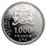 1971 Dahomey Silver 1000 Francs Somba Woman PR-68 DCAM PCGS
