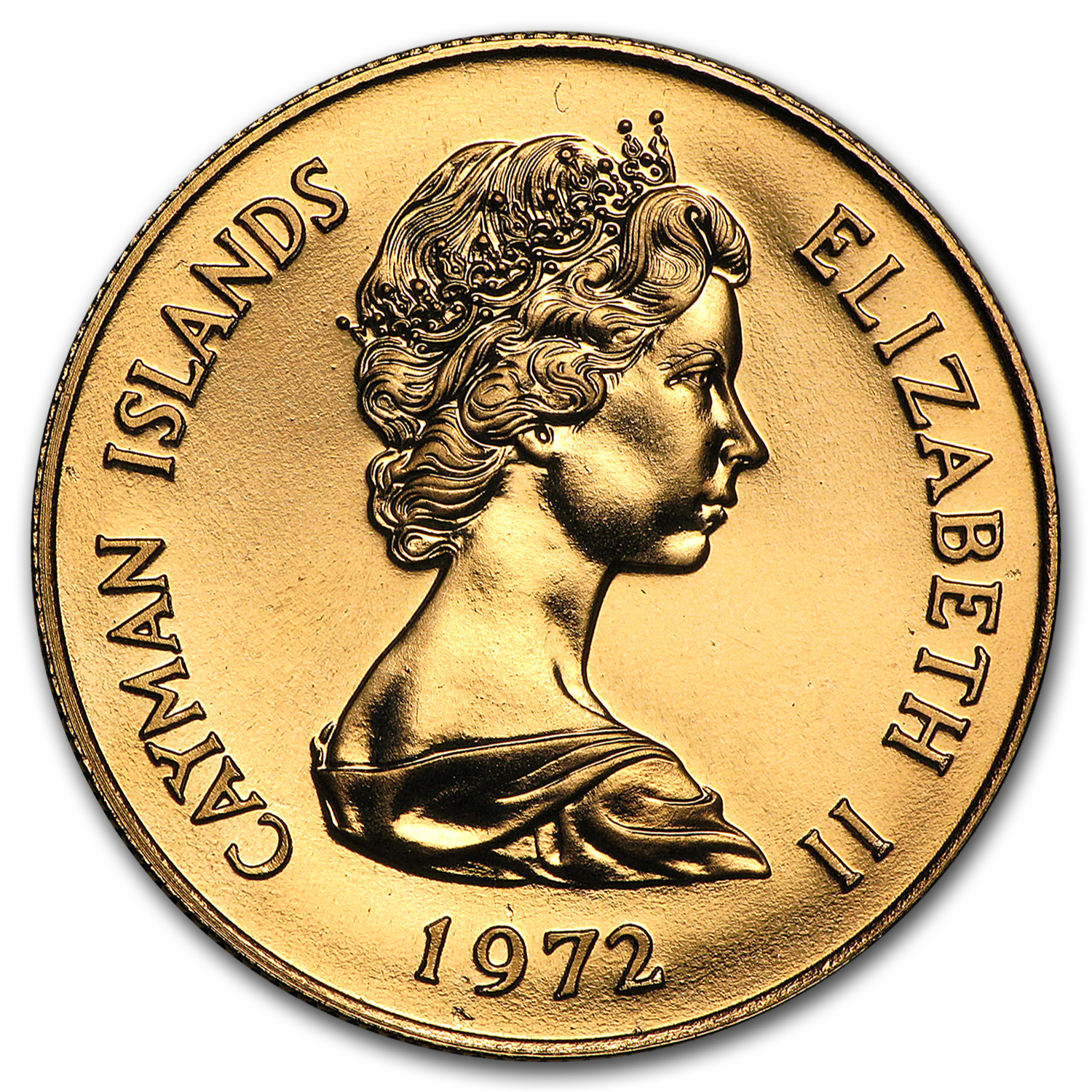 Buy 1972 Cayman Islands Proof Gold 25 Dollars | APMEX