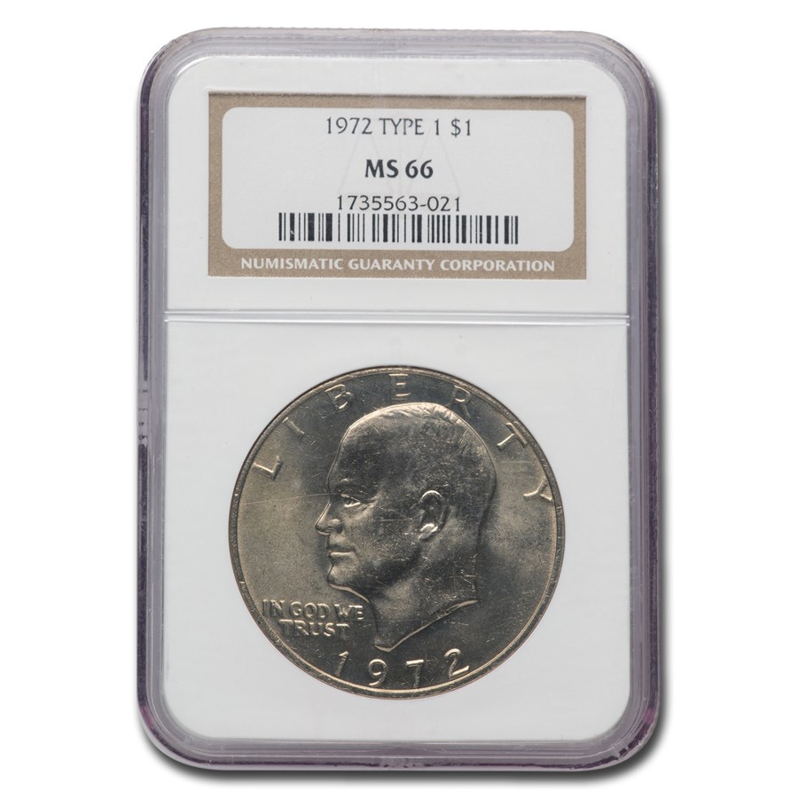 1972 Eisenhower Dollar Type-I MS-66 NGC