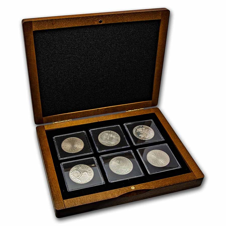 1972 Germany Olympics 10 D-Mark 6-Coin Set BU