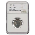 1972 Jefferson Nickel MS-67 NGC (FS)