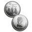 1973-1976 Canada 4-Coin Silver Montreal Olympics BU Set