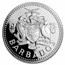 1973-1981 Barbados Silver $10 Neptune Proof