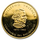 1973 Colombia Gold 2000 Pesos Guillermo Valencia Proof