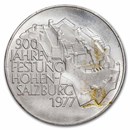 1974-1979 Austria Silver 100 Schillings Commemoratives AU/BU