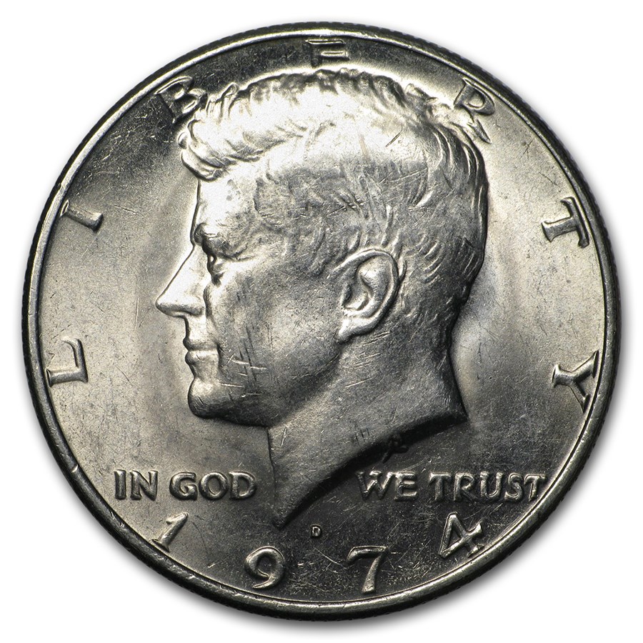 Buy 1974-D Kennedy Half Dollar BU (Double Die Obv) | APMEX