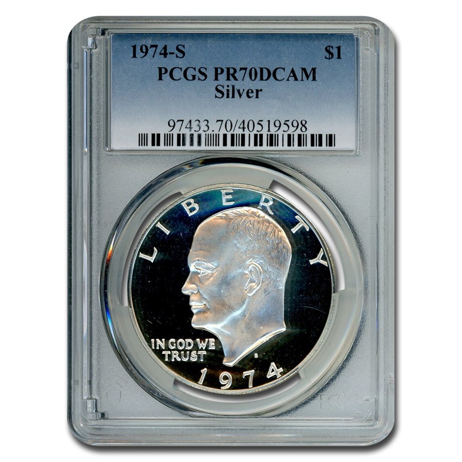 1974-S Silver Eisenhower Dollar PR-70 DCAM PCGS