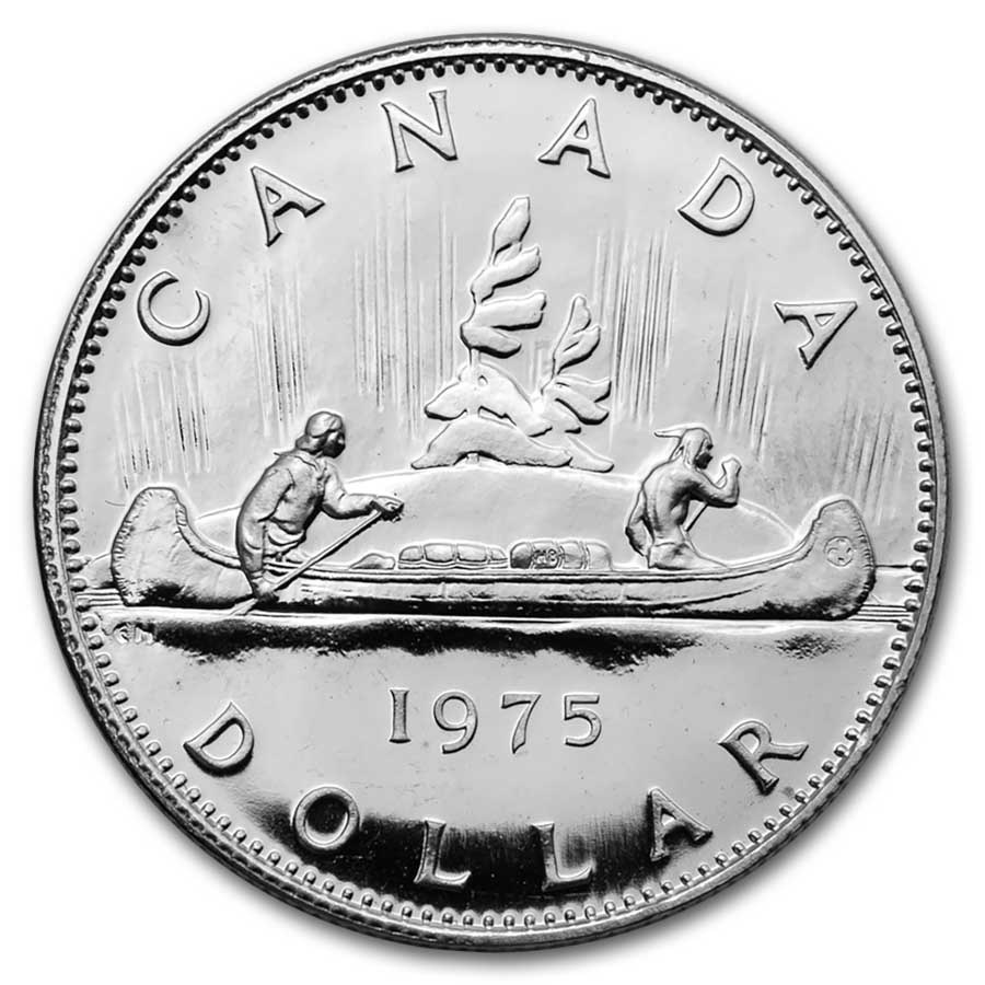 1975 Canada Nickel Dollar BU Prooflike