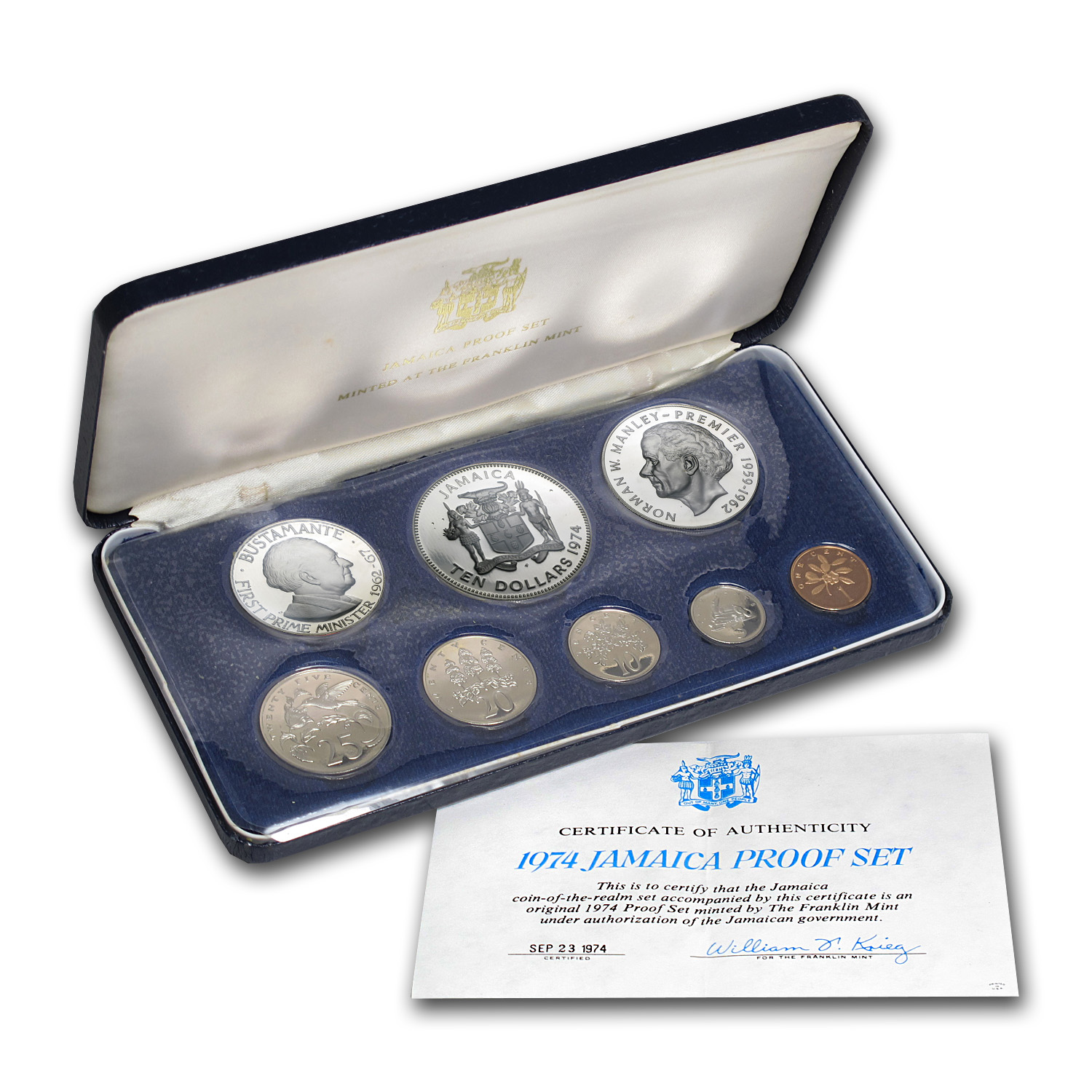 Buy 1975 Jamaica 8-Piece Proof Set | APMEX