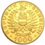 1976 Austria Gold 1000 Schillings BU