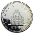 1976 Canada Silver Dollar Specimen (Parliament Library)