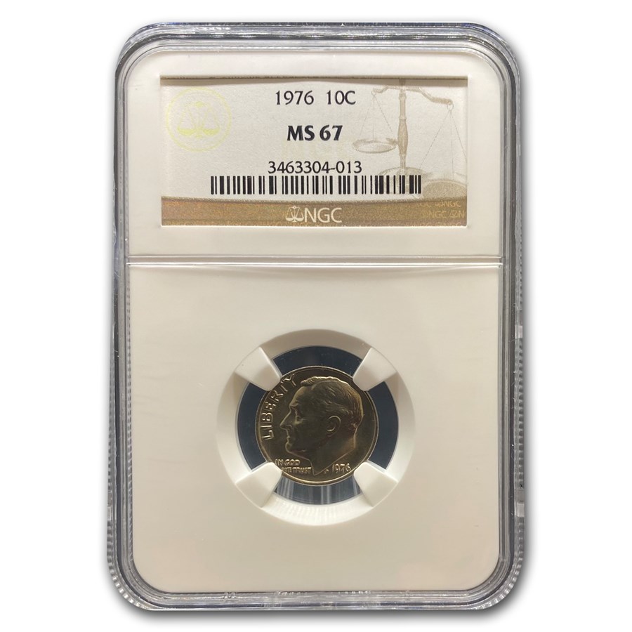 Buy 1976 Roosevelt Dime MS-67 NGC | APMEX