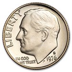 1976-S Roosevelt Dime 50-Coin Roll Proof