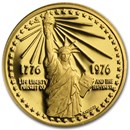 1976 U.S. Mint American Bicentennial Gold Medal BU