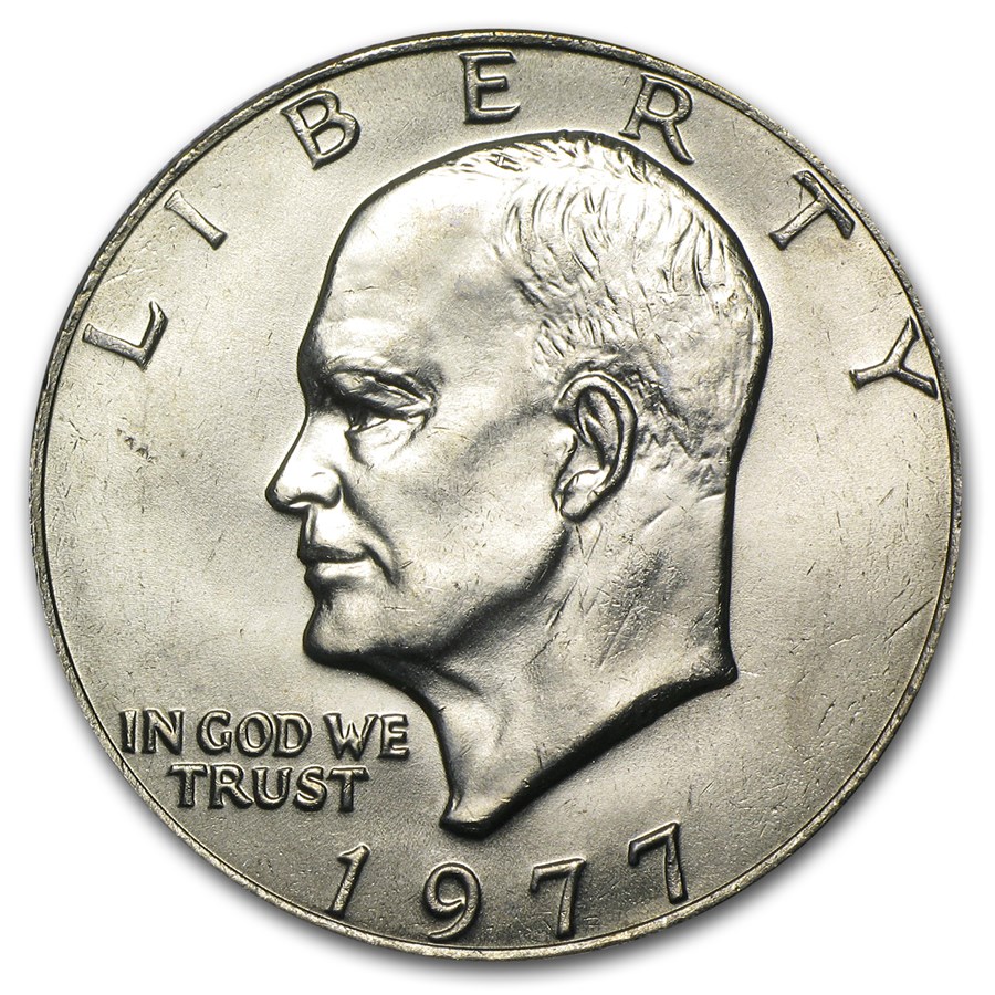 1977 Clad Eisenhower Dollar BU