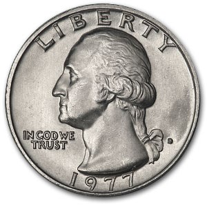 1977-D Washington Quarter BU