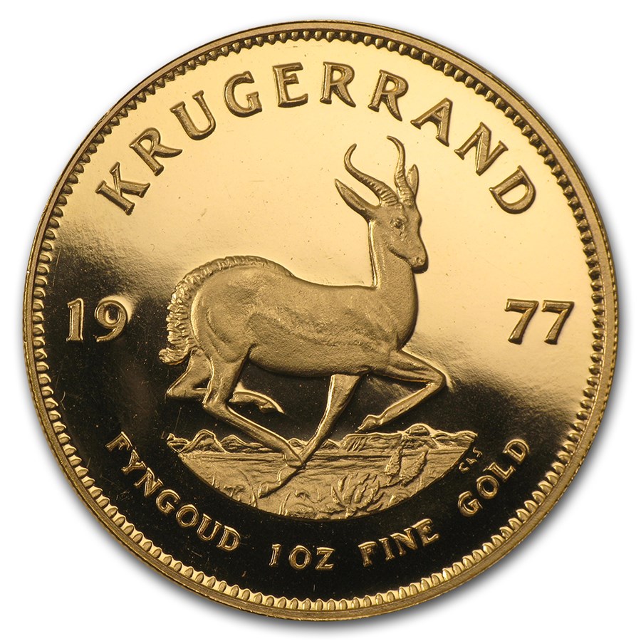 1977 South Africa 1 oz Proof Gold Krugerrand