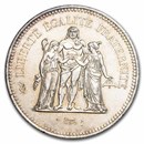 1978 France Silver 50 Francs Hercules BU