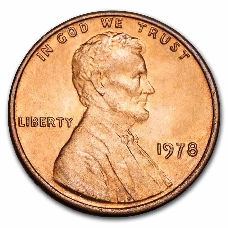 1978 Lincoln Cent BU (Red)