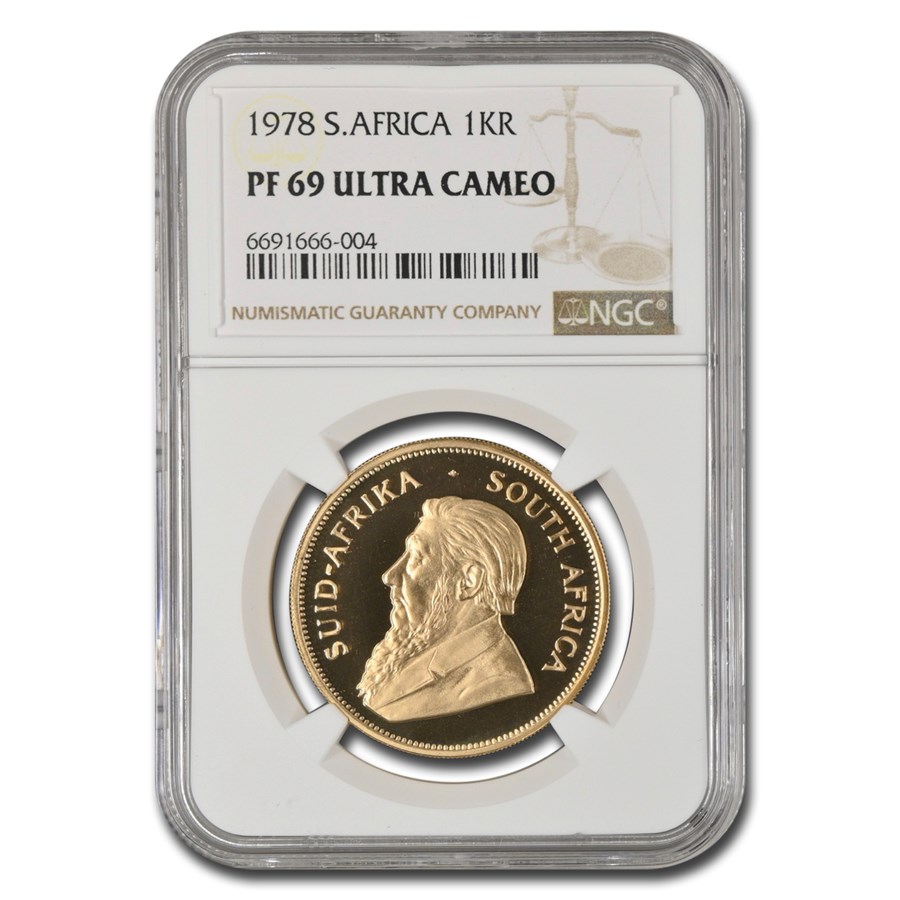 1978 South Africa 1 oz Gold Krugerrand PF-69 UCAM NGC