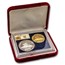 1979 Canada Gold/Silver JM & Mallory Beaver/Castor Medal Set