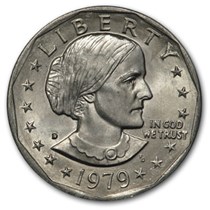 Susan B Anthony Coin 1979