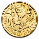 1980 Australia Gold $200 Koala BU
