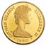 1980 Cayman Islands Proof Gold 50 Dollars House of Hanover
