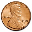 1980-D Lincoln Cent BU (Red)