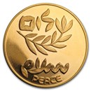 1980 Israel 1/2 oz Gold 5000 Lirot Peace Proof