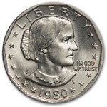 1980-P Susan B. Anthony Dollar BU