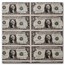 1981 (B-New York) $1.00 FRN CU (Fr#1911-B) 16 Note Uncut Sheet