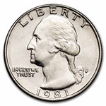 1981-P Washington Quarter BU