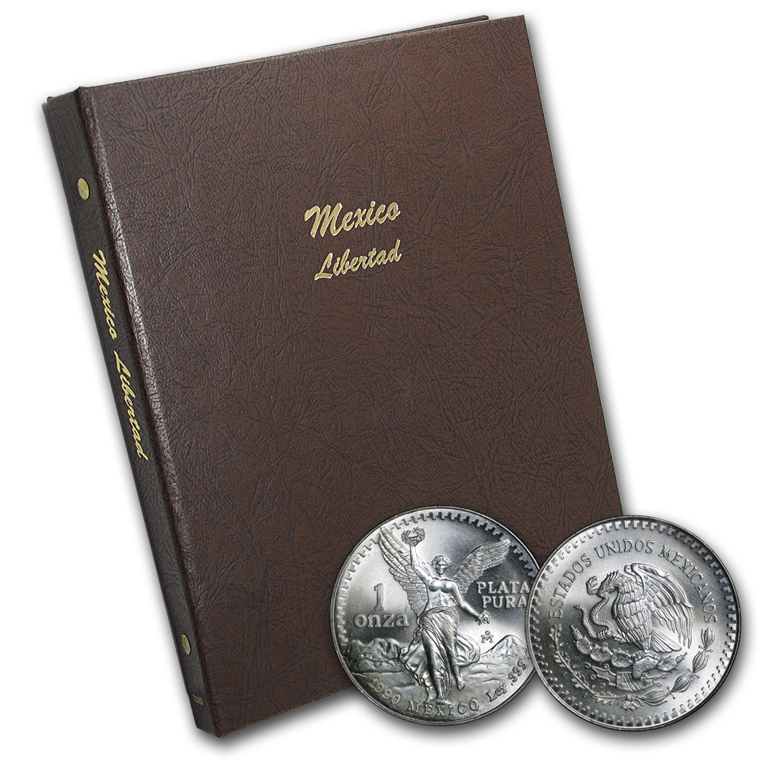 Buy 1982-2019 Mexico 38-Coin Silver Libertad Set (In Dansco Album