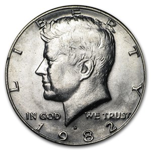 Buy 1982-D Kennedy Half Dollar BU | APMEX