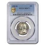 1982-D Washington Quarter MS-67+ PCGS