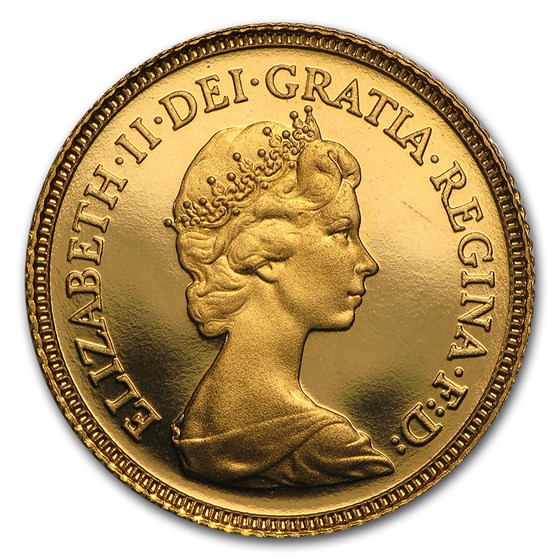 Buy 1982 Great Britain Gold 1/2 Sovereign Proof | APMEX