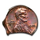 1982 Lincoln Cent MS-61 NGC (RB, Large Date, Struck Off Center)