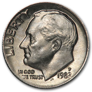 Buy 1982-P Roosevelt Dime BU | APMEX