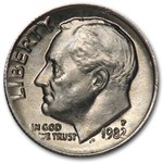 1982-P Roosevelt Dime BU