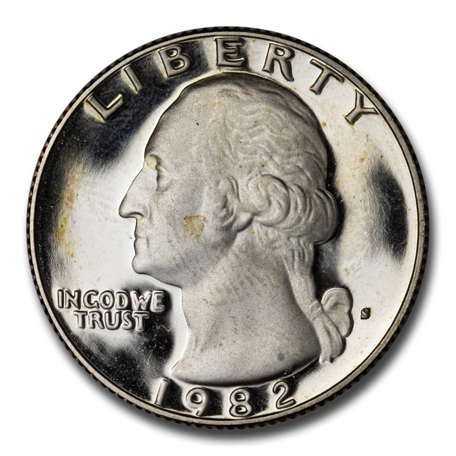 1982-S Washington Quarter Gem Proof