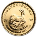 1982 South Africa 1/4 oz Gold Krugerrand