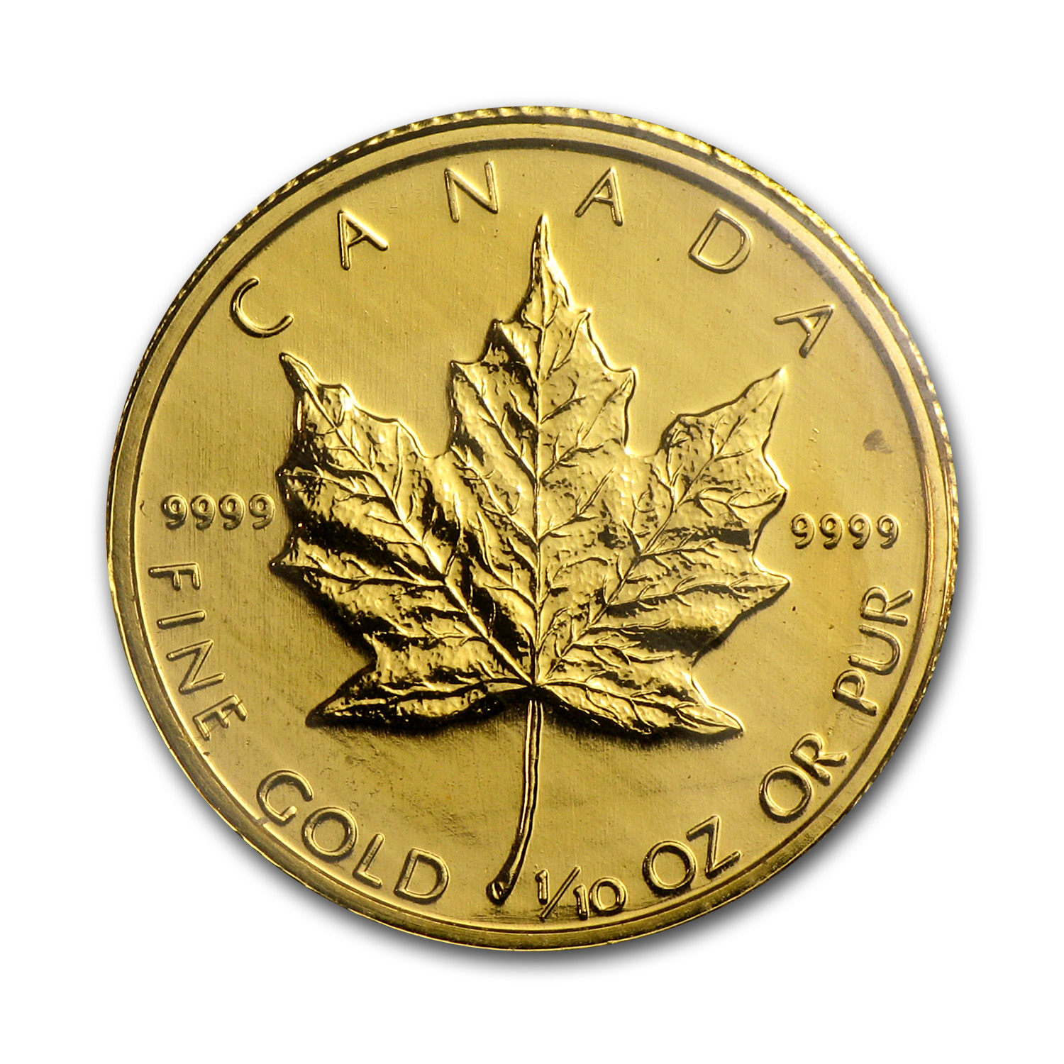 Buy 1983 Canada 1/10 oz Gold Maple Leaf BU | APMEX