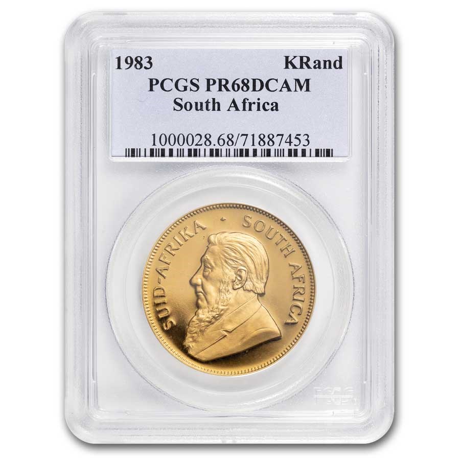 1983 South Africa 1 oz Gold Krugerrand PR-68 DCAM PCGS