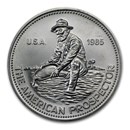 1985 1 oz Silver Round - Engelhard Prospector (Eagle Reverse)