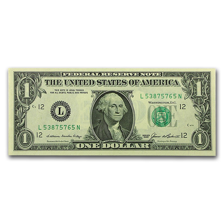 1985 (L-San Francisco) $1.00 FRN CU (Fr#1913-L)