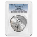 1985 Mexico 1 oz Silver Libertad MS-66 PCGS